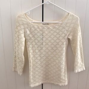 Free People Netted Top